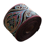 Maxbell Jacquard Ribbon 5Meters Boho Decorative Lace Trim for DIY Clothes Bed Sheet 9cm width x 5m
