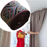 Maxbell Jacquard Ribbon 5Meters Boho Decorative Lace Trim for DIY Clothes Bed Sheet 9cm width x 5m
