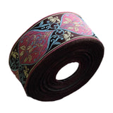 Maxbell Jacquard Ribbon 5Meters Boho Decorative Lace Trim for DIY Clothes Bed Sheet 6cm width x 5m
