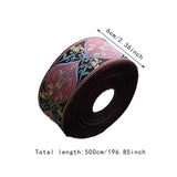 Maxbell Jacquard Ribbon 5Meters Boho Decorative Lace Trim for DIY Clothes Bed Sheet 6cm width x 5m