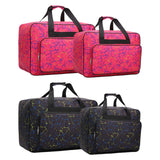 Maxbell 2x Sewing Machine Storage Bag Carrying Bag Sewing Machine Carrying Case Rose Red