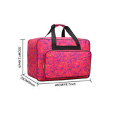 Maxbell 2x Sewing Machine Storage Bag Carrying Bag Sewing Machine Carrying Case Rose Red