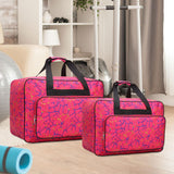 Maxbell 2x Sewing Machine Storage Bag Carrying Bag Sewing Machine Carrying Case Rose Red
