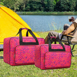 Maxbell 2x Sewing Machine Storage Bag Carrying Bag Sewing Machine Carrying Case Rose Red
