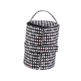 Maxbell Crochet Organizer Bag Fashion Crochet Bag for Crochet Hooks Knitter Home Use Black White