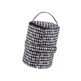 Maxbell Crochet Organizer Bag Fashion Crochet Bag for Crochet Hooks Knitter Home Use Black White
