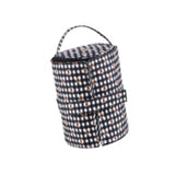 Maxbell Crochet Organizer Bag Fashion Crochet Bag for Crochet Hooks Knitter Home Use Black White
