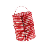 Maxbell Crochet Organizer Bag Fashion Crochet Bag for Crochet Hooks Knitter Home Use Red White