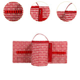 Maxbell Crochet Organizer Bag Fashion Crochet Bag for Crochet Hooks Knitter Home Use Red White