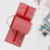Maxbell Crochet Organizer Bag Fashion Crochet Bag for Crochet Hooks Knitter Home Use Red White