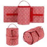 Maxbell Crochet Organizer Bag Fashion Crochet Bag for Crochet Hooks Knitter Home Use Red White