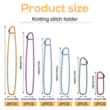 Maxbell 12Pcs Knitting Stitch Holder Set Yarn Stitch Holder Set for Needlecrafts DIY