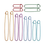 Maxbell 12Pcs Knitting Stitch Holder Set Yarn Stitch Holder Set for Needlecrafts DIY