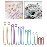 Maxbell 12Pcs Knitting Stitch Holder Set Yarn Stitch Holder Set for Needlecrafts DIY