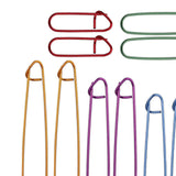 Maxbell 12Pcs Knitting Stitch Holder Set Yarn Stitch Holder Set for Needlecrafts DIY