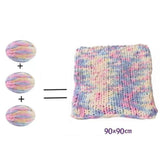 Maxbell Chunky Yarn Thicken Weaving Crafts Knitting Rope for Sweater Beginners Shawl Style A