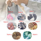 Maxbell Chunky Yarn Thicken Weaving Crafts Knitting Rope for Sweater Beginners Shawl Style A
