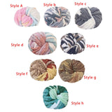 Maxbell Chunky Yarn Thicken Weaving Crafts Knitting Rope for Sweater Beginners Shawl Style A