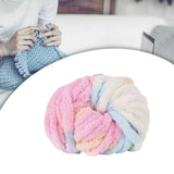 Maxbell Chunky Yarn Thicken Weaving Crafts Knitting Rope for Sweater Beginners Shawl Style A