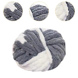Maxbell Chunky Yarn Thicken Weaving Crafts Knitting Rope for Sweater Beginners Shawl Style C