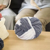 Maxbell Chunky Yarn Thicken Weaving Crafts Knitting Rope for Sweater Beginners Shawl Style C
