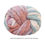 Maxbell Chunky Yarn Thicken Weaving Crafts Knitting Rope for Sweater Beginners Shawl Style D