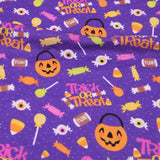 Maxbell Halloween Cotton Fabrics Kit for Party Thanksgiving Bulletin Board Backdrops 6pcs