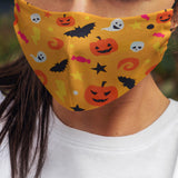 Maxbell Halloween Cotton Fabrics Kit for Party Thanksgiving Bulletin Board Backdrops 6pcs