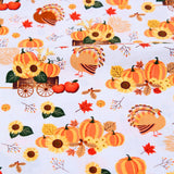 Maxbell Halloween Cotton Fabrics Kit for Party Thanksgiving Bulletin Board Backdrops 6pcs