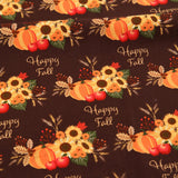Maxbell Halloween Cotton Fabrics Kit for Party Thanksgiving Bulletin Board Backdrops 6pcs