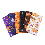 Maxbell Halloween Cotton Fabrics Kit for Party Thanksgiving Bulletin Board Backdrops 6pcs
