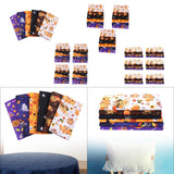 Maxbell Halloween Cotton Fabrics Kit for Party Thanksgiving Bulletin Board Backdrops 6pcs