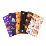 Maxbell Halloween Cotton Fabrics Kit for Party Thanksgiving Bulletin Board Backdrops 6pcs