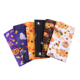 Maxbell Halloween Cotton Fabrics Kit for Party Thanksgiving Bulletin Board Backdrops 6pcs