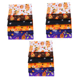 Maxbell Halloween Cotton Fabrics Kit for Party Thanksgiving Bulletin Board Backdrops 18pcs