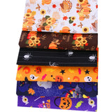Maxbell Halloween Cotton Fabrics Kit for Party Thanksgiving Bulletin Board Backdrops 18pcs