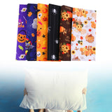Maxbell Halloween Cotton Fabrics Kit for Party Thanksgiving Bulletin Board Backdrops 18pcs