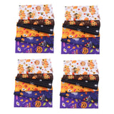 Maxbell Halloween Cotton Fabrics Kit for Party Thanksgiving Bulletin Board Backdrops 24pcs