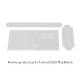 Maxbell Wallet Acrylic Template Leathercraft Eyeglasses Case Acrylic Leather Stencil