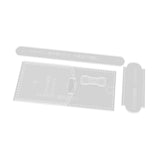 Maxbell Wallet Acrylic Template Leathercraft Eyeglasses Case Acrylic Leather Stencil