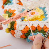 Maxbell Circular Knitting Pin Set Interchangeable Crochet Pin for Hats Scarf Knitter