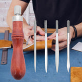 Maxbell PU Leather Sewing Awl DIY for Leatherworking Punching Holes Marking Surfaces
