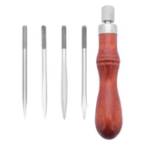 Maxbell PU Leather Sewing Awl DIY for Leatherworking Punching Holes Marking Surfaces