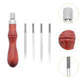 Maxbell PU Leather Sewing Awl DIY for Leatherworking Punching Holes Marking Surfaces