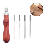 Maxbell PU Leather Sewing Awl DIY for Leatherworking Punching Holes Marking Surfaces