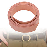 Maxbell PU Leather Strap Thick Leather Belt for DIY Craft Projects Tooling Bag Strap