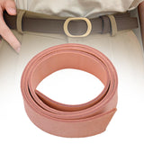 Maxbell PU Leather Strap Thick Leather Belt for DIY Craft Projects Tooling Bag Strap