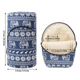 Maxbell Elephant Printed Yarn Bag for Crocheting for Embroidery Traveling Yarn Balls