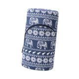Maxbell Elephant Printed Yarn Bag for Crocheting for Embroidery Traveling Yarn Balls