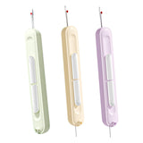 Maxbell 2 in 1 Threader Seam Ripper Sewing Tool for Crochet Cross Stitch Embroidery Green